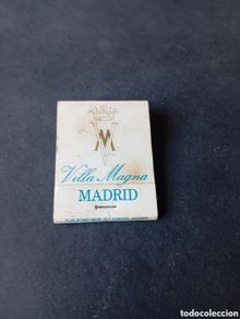 Collecting: Caja de Cerillas Villa Magna, Madrid